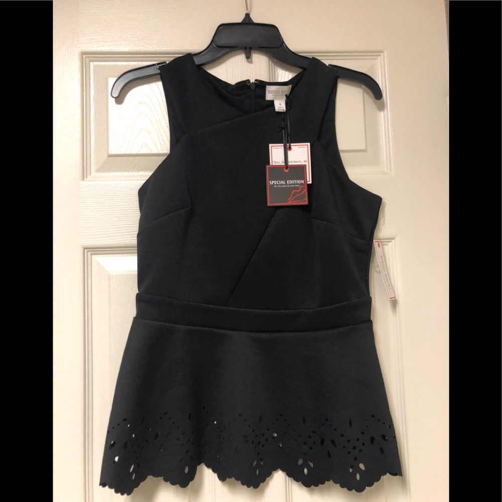 BRAND NEW black sleeveless top